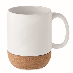Matt ceramic cork mug 300 ml