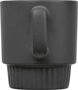Matte ceramic mug, 300 ml, black