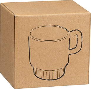 Matte ceramic mug, 300 ml, black