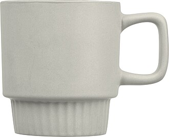 Matte ceramic mug, 300 ml, grey