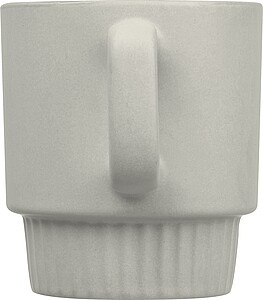 Matte ceramic mug, 300 ml, grey