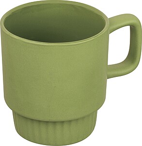 Matte ceramic mug, 300 ml, lIght green