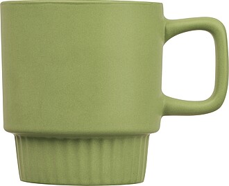 Matte ceramic mug, 300 ml, lIght green