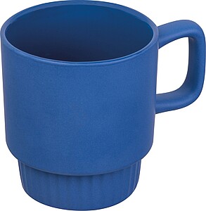 Matte ceramic mug, 300 ml, navy heather