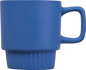 Matte ceramic mug, 300 ml, navy heather