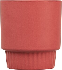 Matte ceramic mug, 300 ml, red