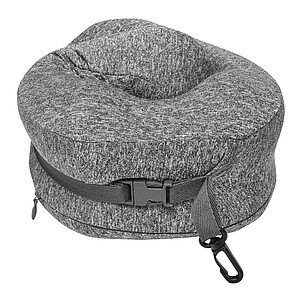 Memory foam neck pillow, grey