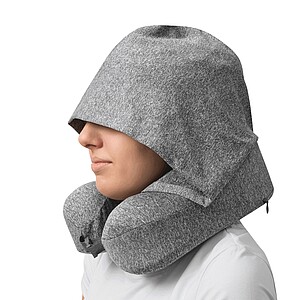 Memory foam neck pillow, grey