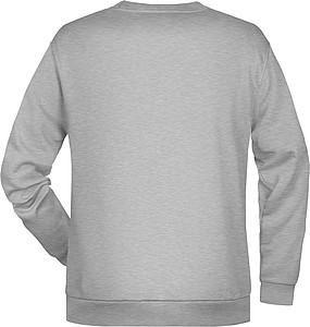 Men s sweathirt James Nicholson, dark grey melange, XXL