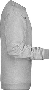 Men s sweathirt James Nicholson, dark grey melange, XXL