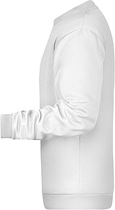 Men s sweathirt James Nicholson, white, XXL
