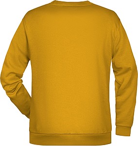 Men s sweathirt James Nicholson, yellow, XXL