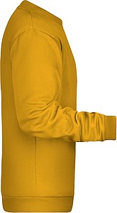 Men s sweathirt James Nicholson, yellow, XXL