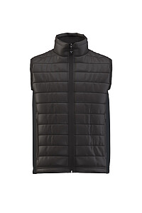 Mens insulated vest PAYPER SUBWAY, black, size L