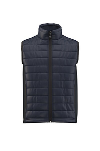 Mens insulated vest PAYPER SUBWAY, navy blue/black, size XXS