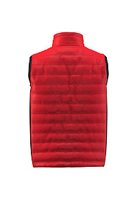 Mens insulated vest PAYPER SUBWAY, red/black, size L