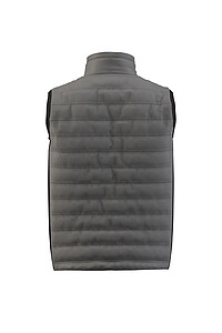 Mens insulated vest PAYPER SUBWAY, smoke grey/black, size L