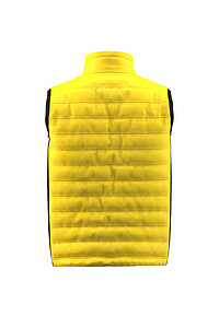 Mens insulated vest PAYPER SUBWAY, yellow/black, size L