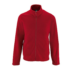 MENS PLAIN FLEECE JACKET NORMAN MEN, BLACK, 4XL