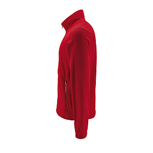 MENS PLAIN FLEECE JACKET NORMAN MEN, BLACK, 4XL