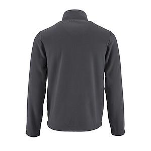 MENS PLAIN FLEECE JACKET NORMAN MEN, BLACK, 5XL