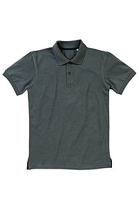 Mens poloshirt STEDMAN HENRY slate grey XL