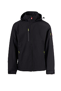 Mens softshell jacket PAYPER CREEK L.I.T., black, size L