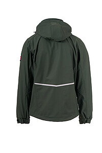 Mens softshell jacket PAYPER CREEK L.I.T., dark green, size XXS