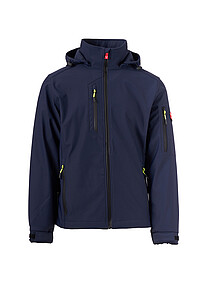 Mens softshell jacket PAYPER CREEK L.I.T., navy blue, size L