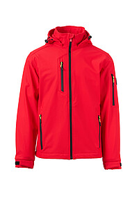 Mens softshell jacket PAYPER CREEK L.I.T., red, size L