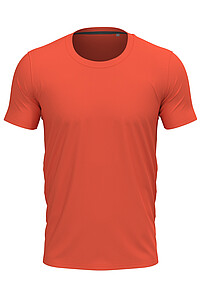 Mens STEDMAN STRETCH-T T-shirt, pink, size S
