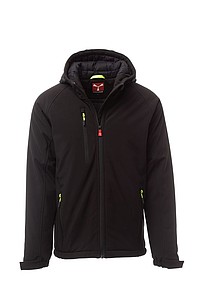 Mens winter jacket Payper GALE PAD, black, size 4XL