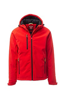 Mens winter jacket Payper GALE PAD, red, size 4XL