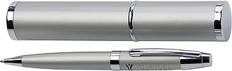 Metal ballpen & tubeSilver