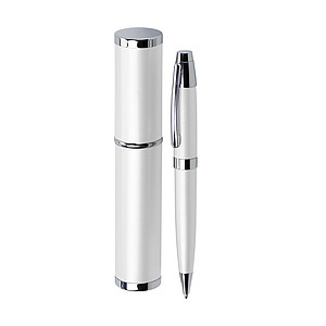 Metal ballpen & tubeWhite