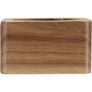 Napora acacia wood napkin ring holders