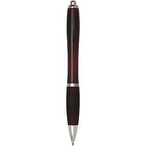 Nash ballpoint pen with coloured barrel and grip