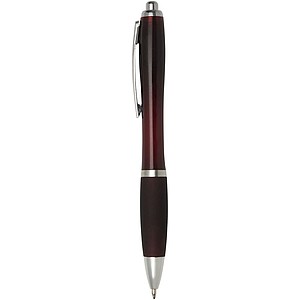 Nash ballpoint pen with coloured barrel and grip