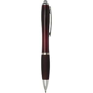 Nash ballpoint pen with coloured barrel and grip