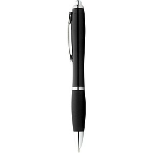 Nash ballpoint pen with coloured barrel and grip