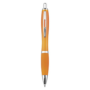 Newport ballpen with blue ink.Orange