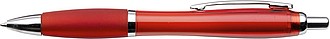 Newport ballpen with blue ink.Red