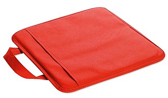 Non woven stadium cushion, red