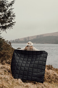 Nordic Drift 3-in-1 Blanket with GRS, Black