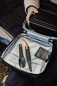 Nordic Drift 4-in-1 Outdoor Cutlery, Black