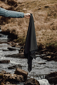 Nordic Drift Active Towel with GRS, Black