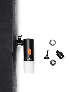 Nordic Drift Camping Lantern with Air Pump, Black