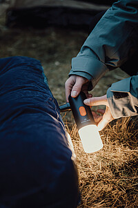 Nordic Drift Camping Lantern with Air Pump, Black