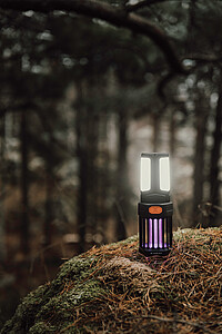 Nordic Drift Camping Light with Mosquito Repellent, Black