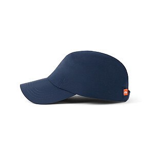 Nordic Drift Cap with UPF 50+ made from RCS, Navy Blue